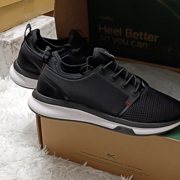 Kuru Atom Black Plantar Fascitis Orthopedic Arch Support Walking Work Shoe 8M main image 8